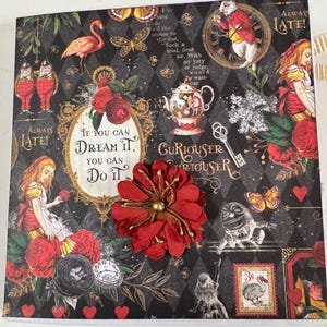 Alice in Wonderland Scrapbook: Graphic 45 Photo Album