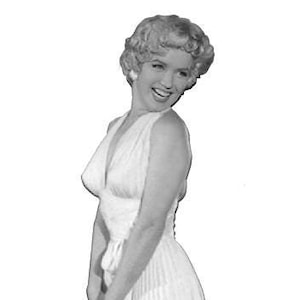 Marilyn Monroe on the grate