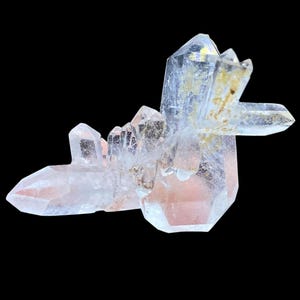 Rare Brown Anatase on Faden Quartz Crystal - Baluchistan Pakistan