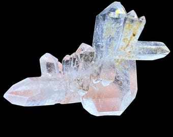 Rare Brown Anatase on Faden Quartz Crystal - Baluchistan Pakistan