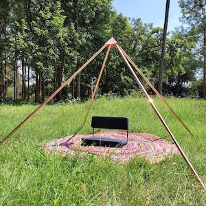 Copper heavy Duty Giza Meditation Pyramid 6 Feet Base Portable Version HPC09