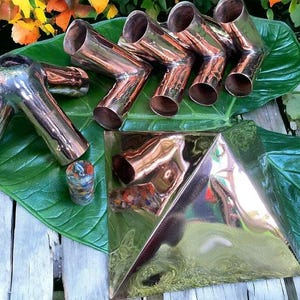 Giza L type 3/8 Inch Copper Meditation pyramid Kit Without copper main pipes with Crystal filling Optional
