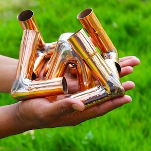 Russian 22 MM Copper Meditation pyramid Kit Without copper main pipes with Crystal filling Optional