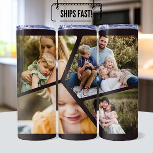 Photo Tumbler - Family Photo Tumbler - Personalized Coffee Cup With Photo - 20oz Tumbler - Custom Tumblers - Gift For Family