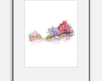 Art Print Giclee Print Painting Modern Contemporary Art Wall Art Home Decor Wall Art Watercolor Painting