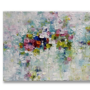 Original Oil Painting Flowers Painting  Contemporary  Abstract Flowers Living Room Art Painting by Mirjana Still Life Painting