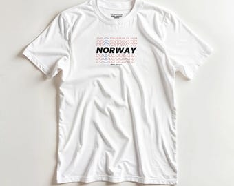 Norway — Country T-shirt — * The Unofficial Song Contest Merch * (DTG print)