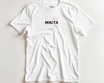 Malta — Country T-shirt — * The Unofficial Song Contest Merch * (DTG print)