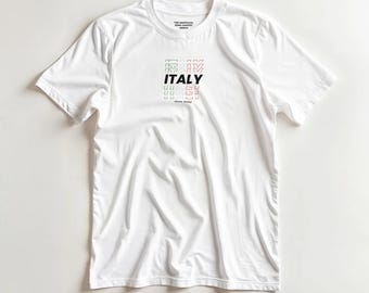 Italy — Country T-shirt — * The Unofficial Song Contest Merch * (DTG print)