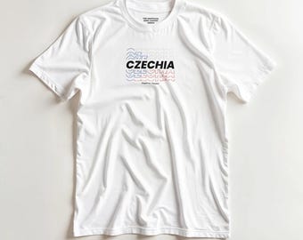 Czechia — Country T-shirt — * The Unofficial Song Contest Merch * (DTG print)