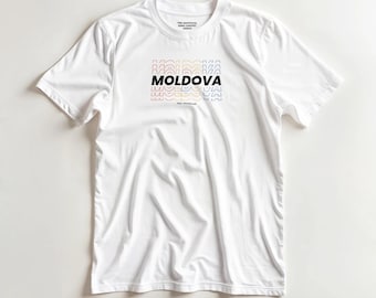 Moldova — Country T-shirt — * The Unofficial Song Contest Merch * (DTG print)
