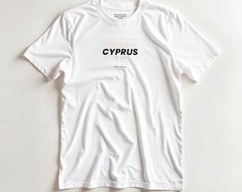Cyprus — Country T-shirt — * The Unofficial Song Contest Merch * (DTG print)