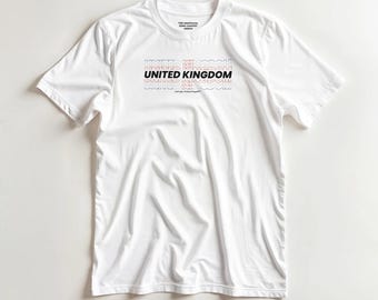 United Kingdom — Country T-shirt — * The Unofficial Song Contest Merch * (DTG print)