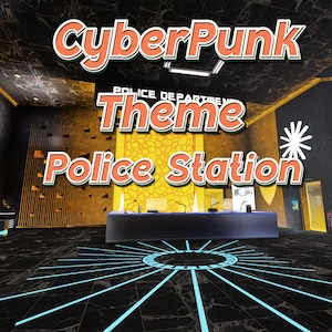 Police cyberpunk | Commissariat de police de Five ml l Optimisé | Carte | Haute qualité