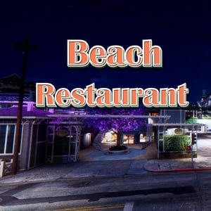 Restaurant de plage | MLO l Plage l Optimisé | Mod | Haute qualité