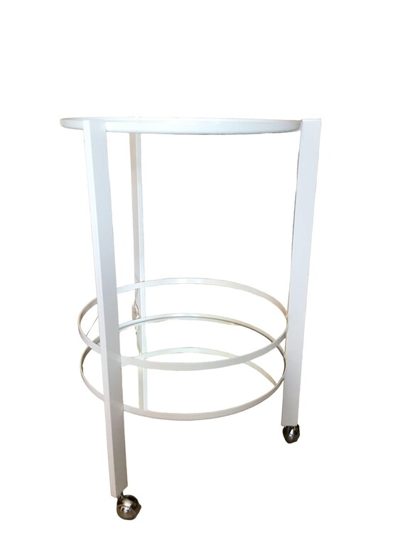 mid century bar cart