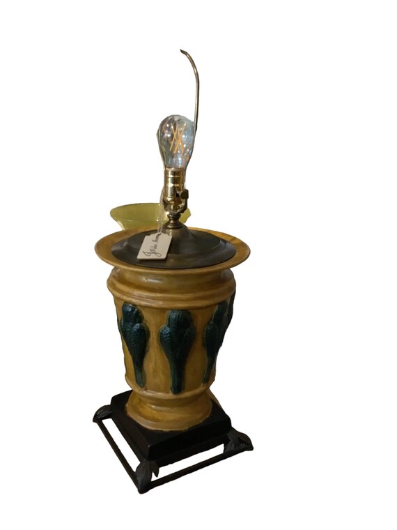 pair parrot lamps