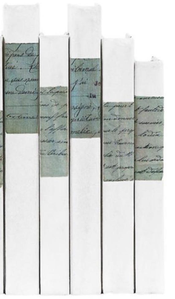 set of 5 script label books - image 1