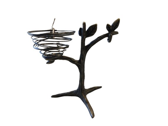 metal tree tea light holder