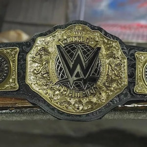 New 2023 World Heavyweight Championship Title Wrestling Belt 4MM Diecast Replica