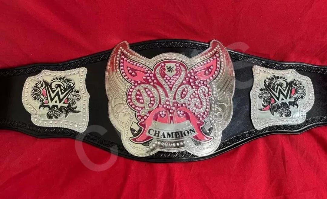 WWE Women Divas Wrestling Championship Replica Title Belt Adult Size ...