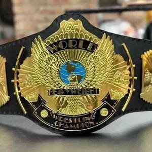 New Winged Eagle Championship Wrestling Replica Title Belt Brass 2mm Adult size
