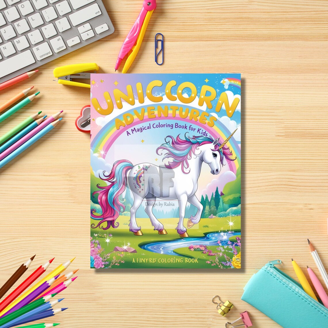Coloring Pages for Pre-schoolers | Unicorn Adventures a Magical ...
