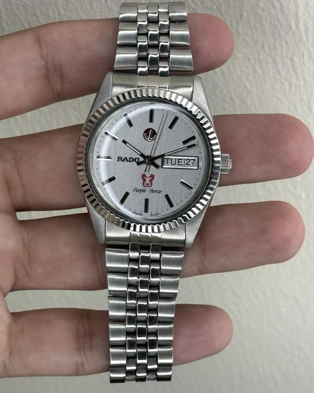 RADO Purple Horse Automatic 25 Jewels Day/date Men's