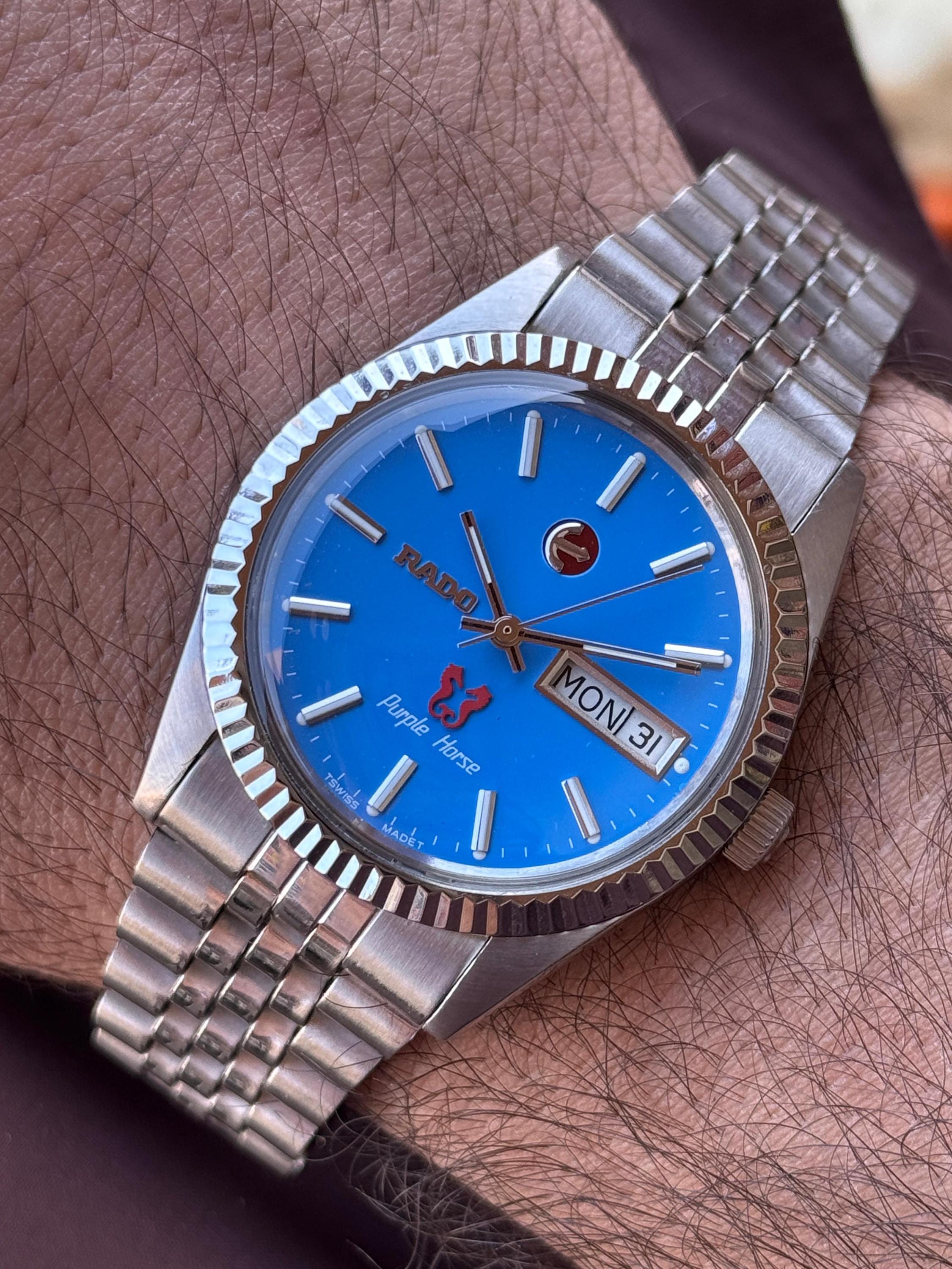 RADO Purple Horse 633.3672.4 Gold Dial Automatic Winding