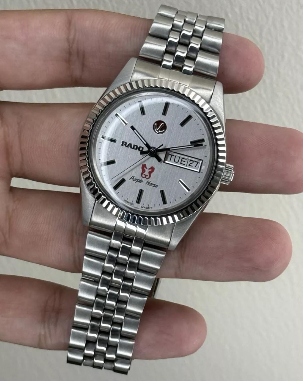 RADO Purple Horse Automatic 25 Jewels Day/date Men's