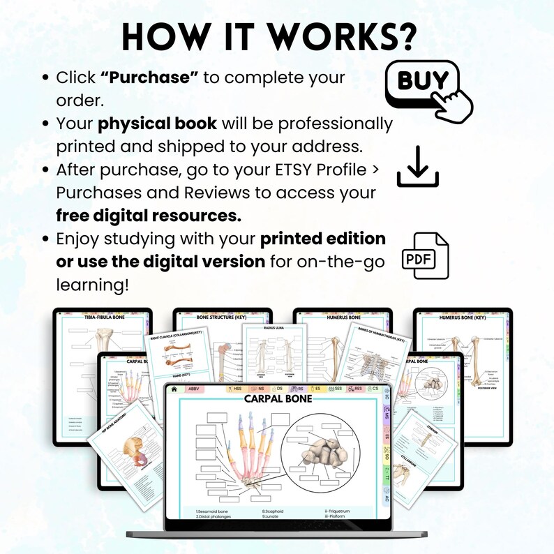 Human Anatomy Labeling Worksheets Book | Physical Anatomy Workbook ...