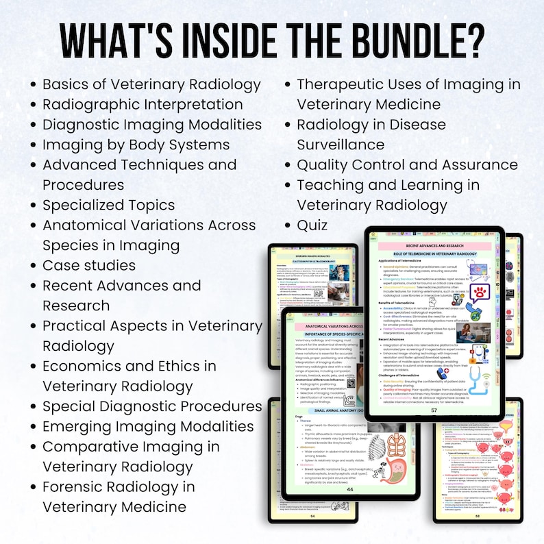 Veterinary Radiology & Imaging Notes, Radiology Study Notes, Vet Tech ...