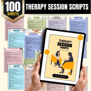 Therapy Session Scripts Worksheets, 700+ Script, Psychotherapy Script, Trauma Therapy Script, Guided Therapy Session, Therapy for Anxiety