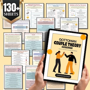 Bundel Gottman-methodegids, Gottman-relatietherapie, Gottman-communicatiehulpmiddelen, gids Relatiehealing, aantekeningen relatietherapie