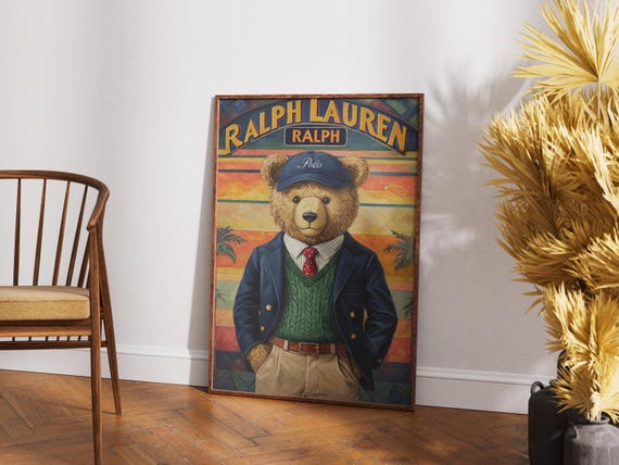 Vintage Ralph Lauren Poster Print | Vintage Wall Art | Vintage 