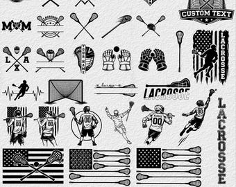 Lacrosse SVG Bundle 20+ Designs, Lacrosse Mom Dad SVG, Lax Stick Clipart, Cricut Cut Files, digitaler Download PNG