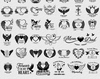 In liebevoller Erinnerung SVG Bundle | Trauer Shirt, Sympathy Craft Designs (Digitaler Download)