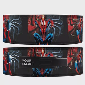 Spiderman Anime Powerlifting Lever Belt: Custom Design, 10mm/13MM