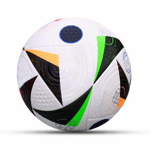 Euro Cup Soccer Ball Size 5 – Soft Cover, Official Size and Weight, Perfect for Outdoor Sports and Training
