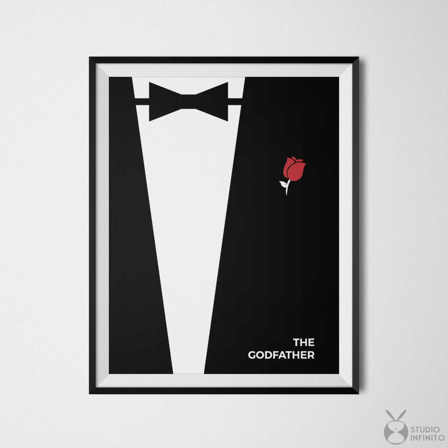 The Godfather Movie Poster The Godfather Minimalist The | Etsy
