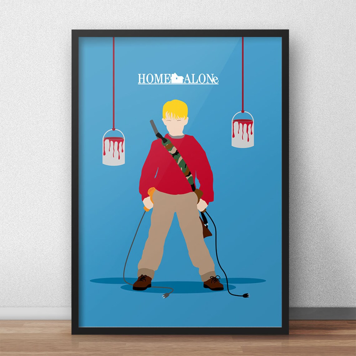 Home Alone Home Alone Poster Home Alone Print Home Alone Etsy