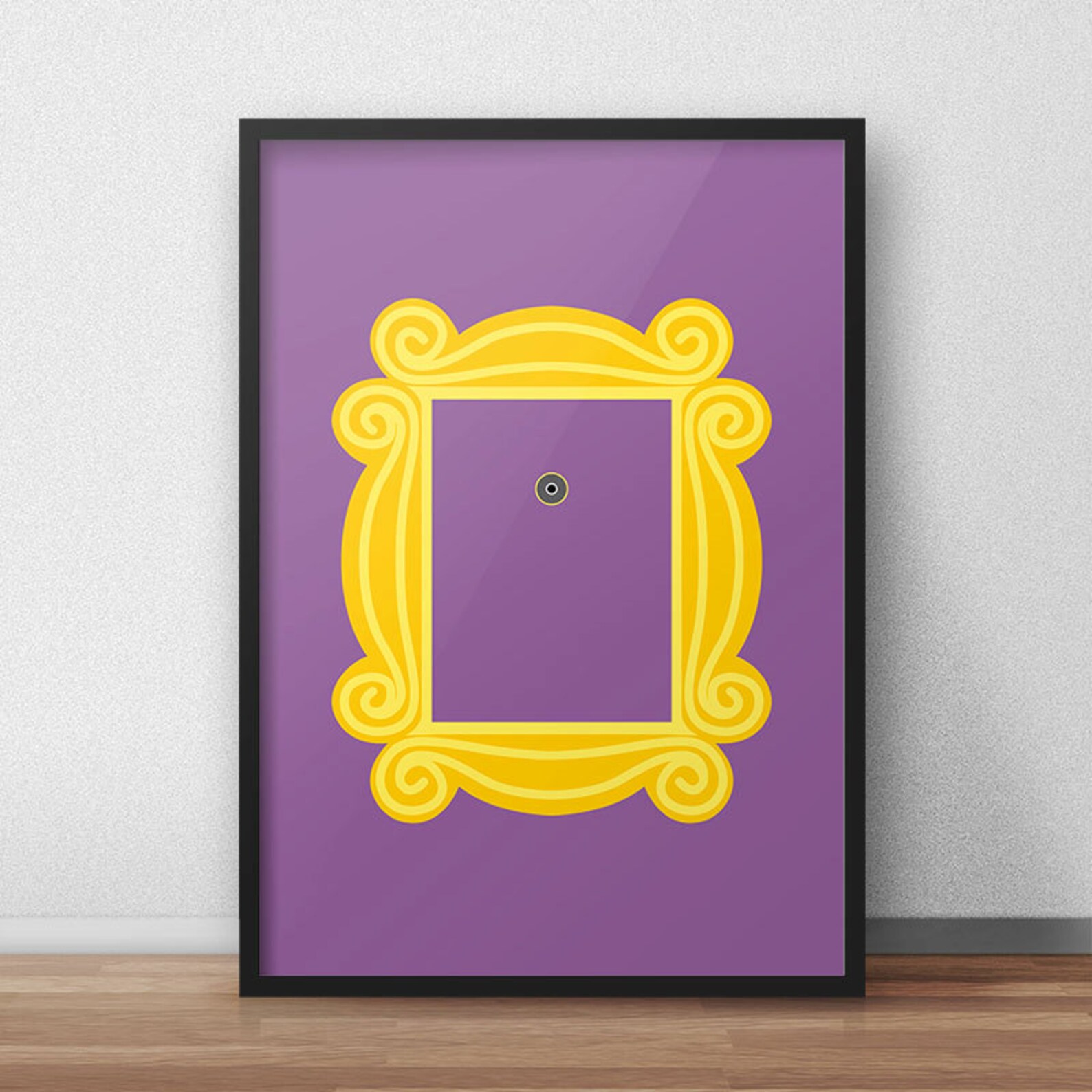Friends TV Show Friends Peephole Frame Monica Ross Geller | Etsy