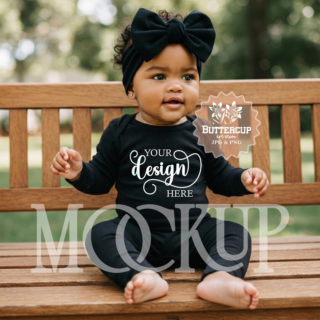 Rabbit Skins 4412 Infant Long Legged Baby Rib Bodysuit Mockup, 4412 ...
