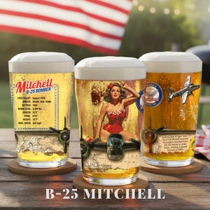 Lot de 4 verres à bière militaires personnalisés de 473,6 g pour armée, marine, armée de l'air et garde-côte, parfaits pour les membres actifs et retraités (tasses à bière