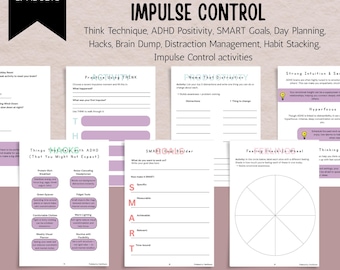 ADHS Exekutiv Funktionsplaner: Impulskontrolle, Zielverfolgung (PDF Download)