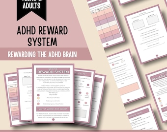 ADHD Reward System: Executive Function Workbook (Printable PDF)