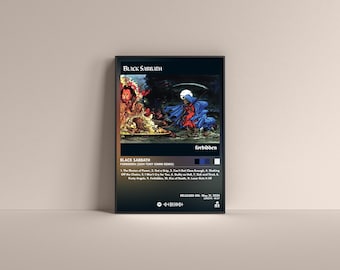 Black Sabbath Forbidden Poster, Black Sabbath Poster, Black Sabbath Forbidden Album High Quality, Digital Poster, Music Poster
