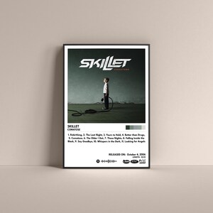 Skillet Comatose Album Art Poster (Digital or Unframed) White