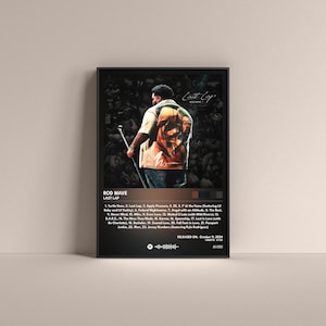 Rod Wave Last Lap Poster, Rod Wave Last Lap Gift Poster, Rod Wave Last Lap Album High Quality, Digital Poster, Music Poster