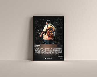 Rod Wave Last Lap Poster, Rod Wave Last Lap Gift Poster, Rod Wave Last Lap Album High Quality, Digital Poster, Music Poster